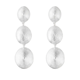 Ruby Earrings Silver