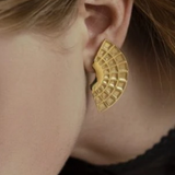 Pantheon Earrings Gold
