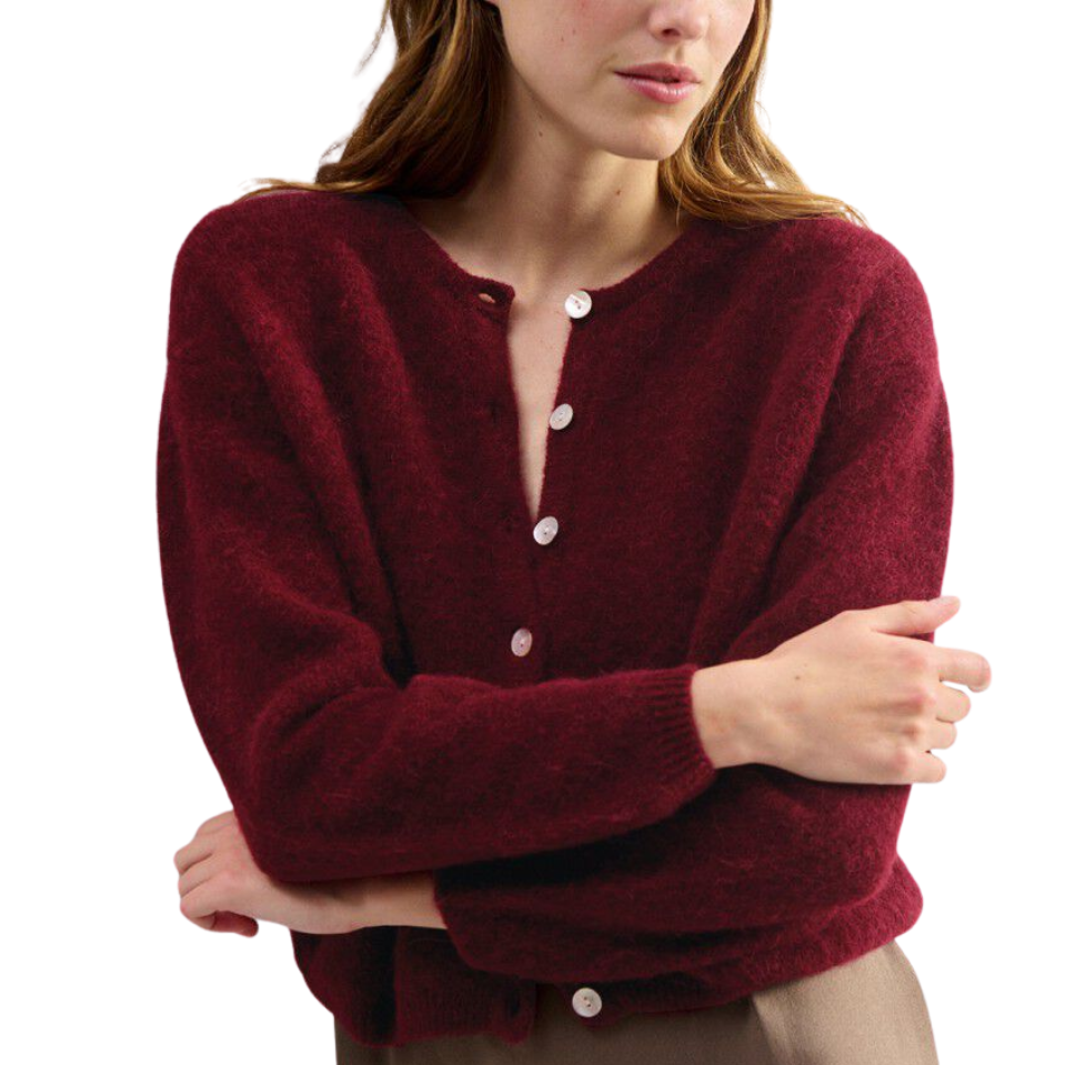 Vitow Cardigan Cherry