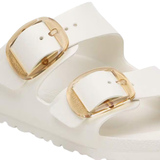 Arizona Big Buckle Sandals Eggshell