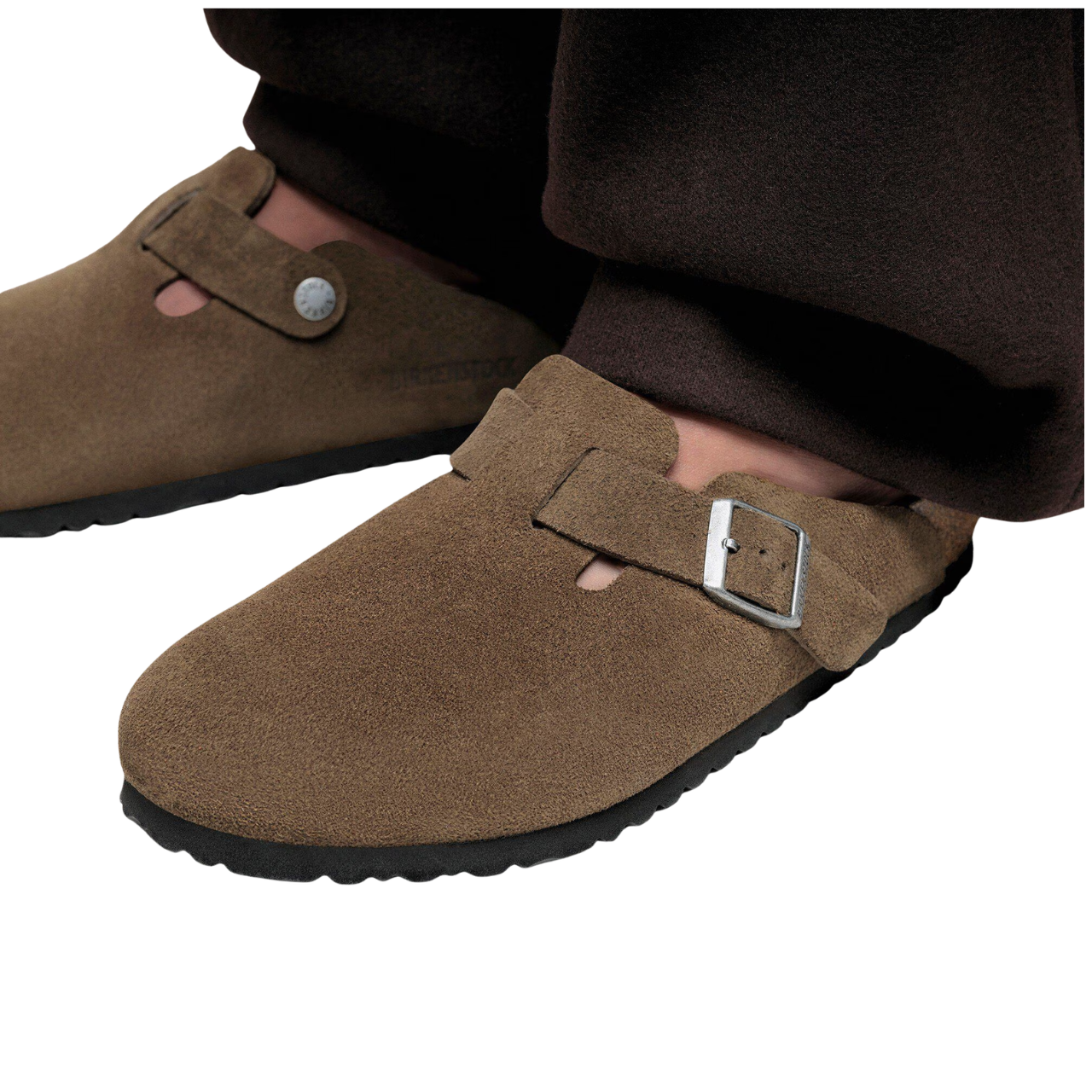 Boston Soft Footbed Clogs Dark Tea