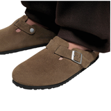Boston Soft Footbed Clogs Dark Tea