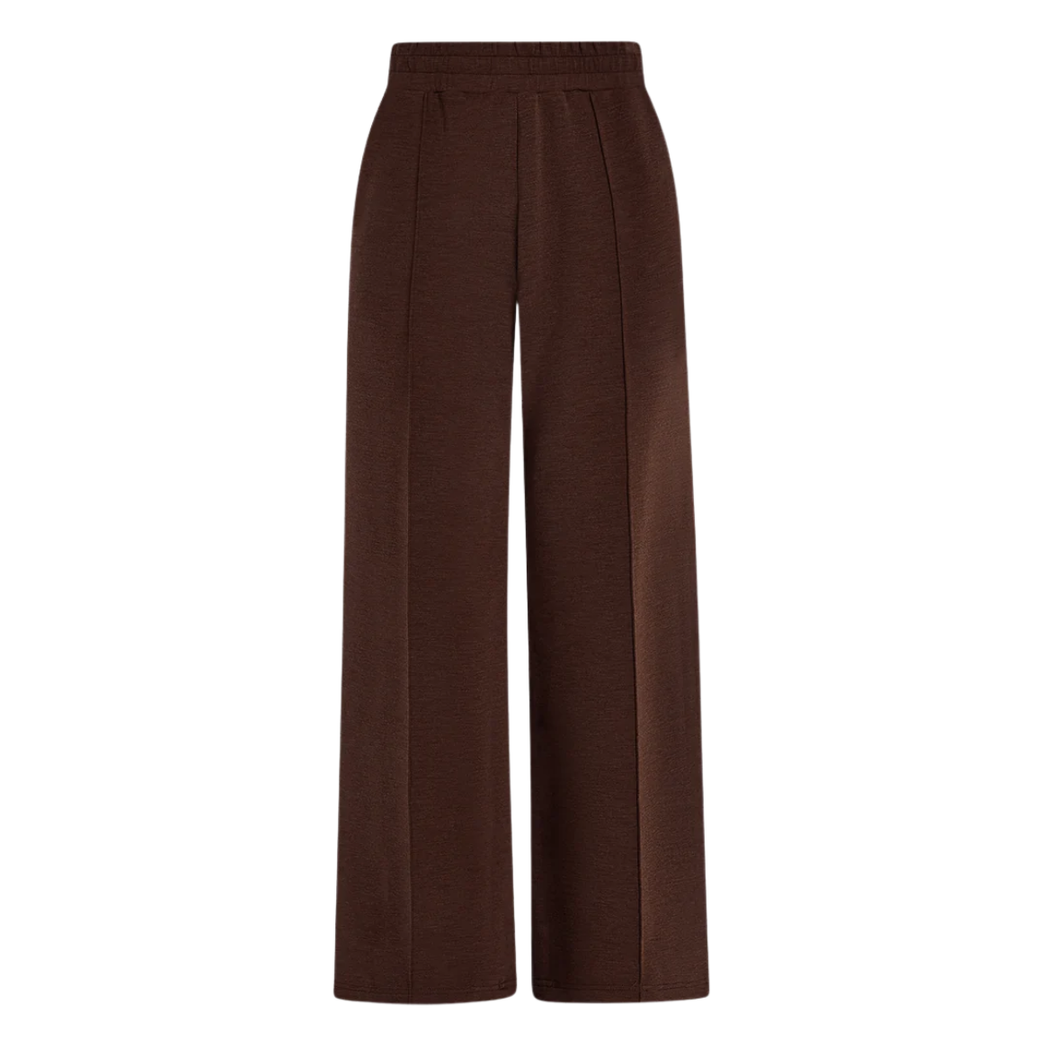The Wide Leg Pant 30 Coffee/Marl