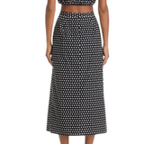 The Polka Dot Skirt Black