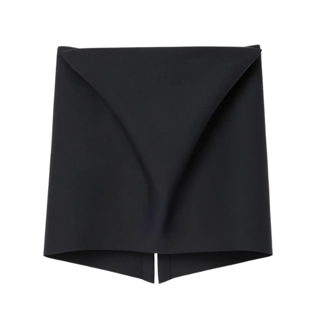 Square Tube Top Black
