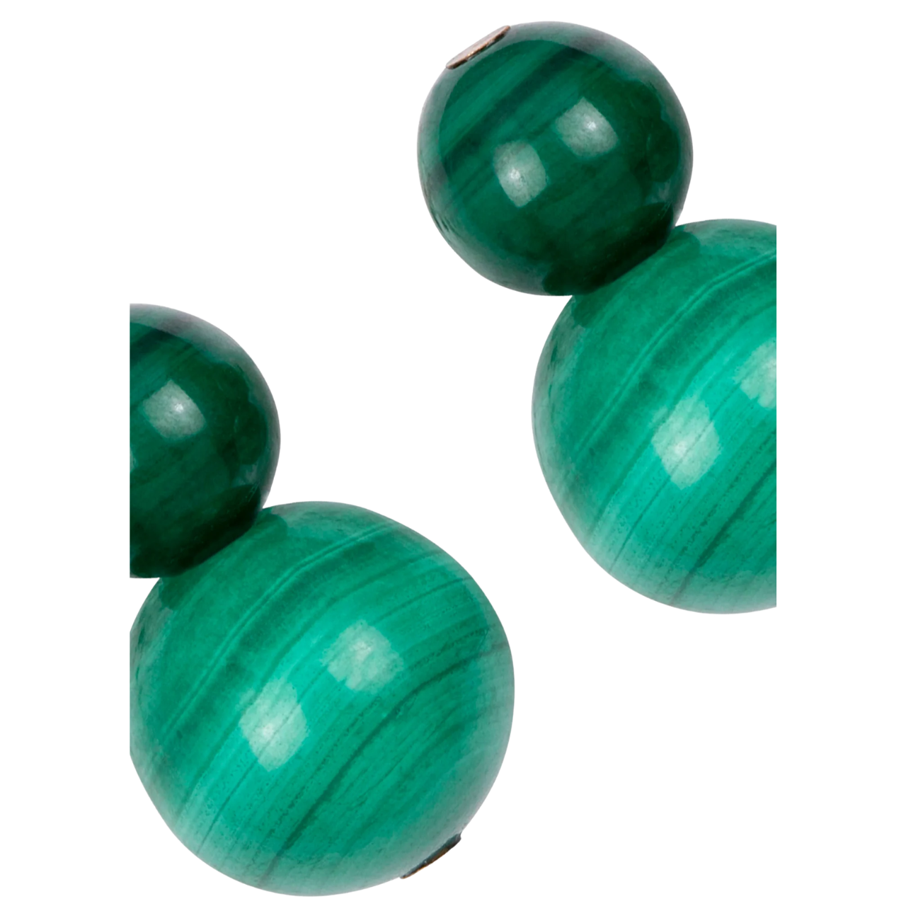 Cara Earrings Malachite
