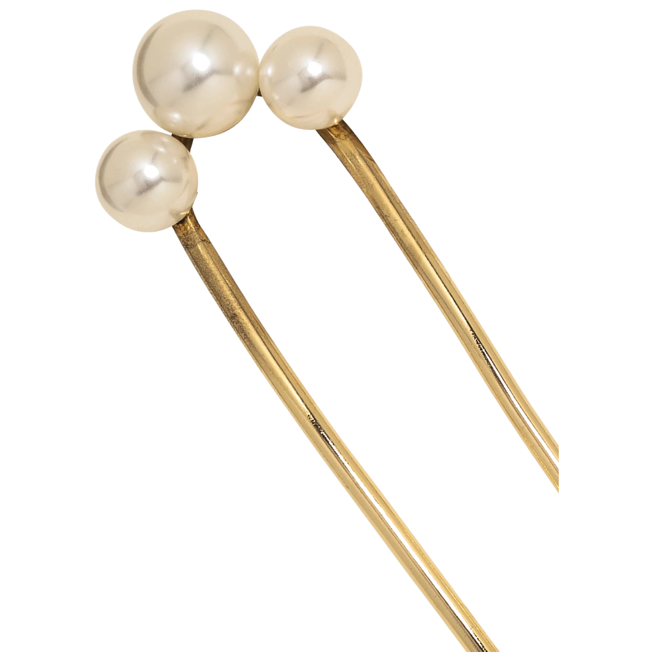 Gretel Hairpin Gold Pearl