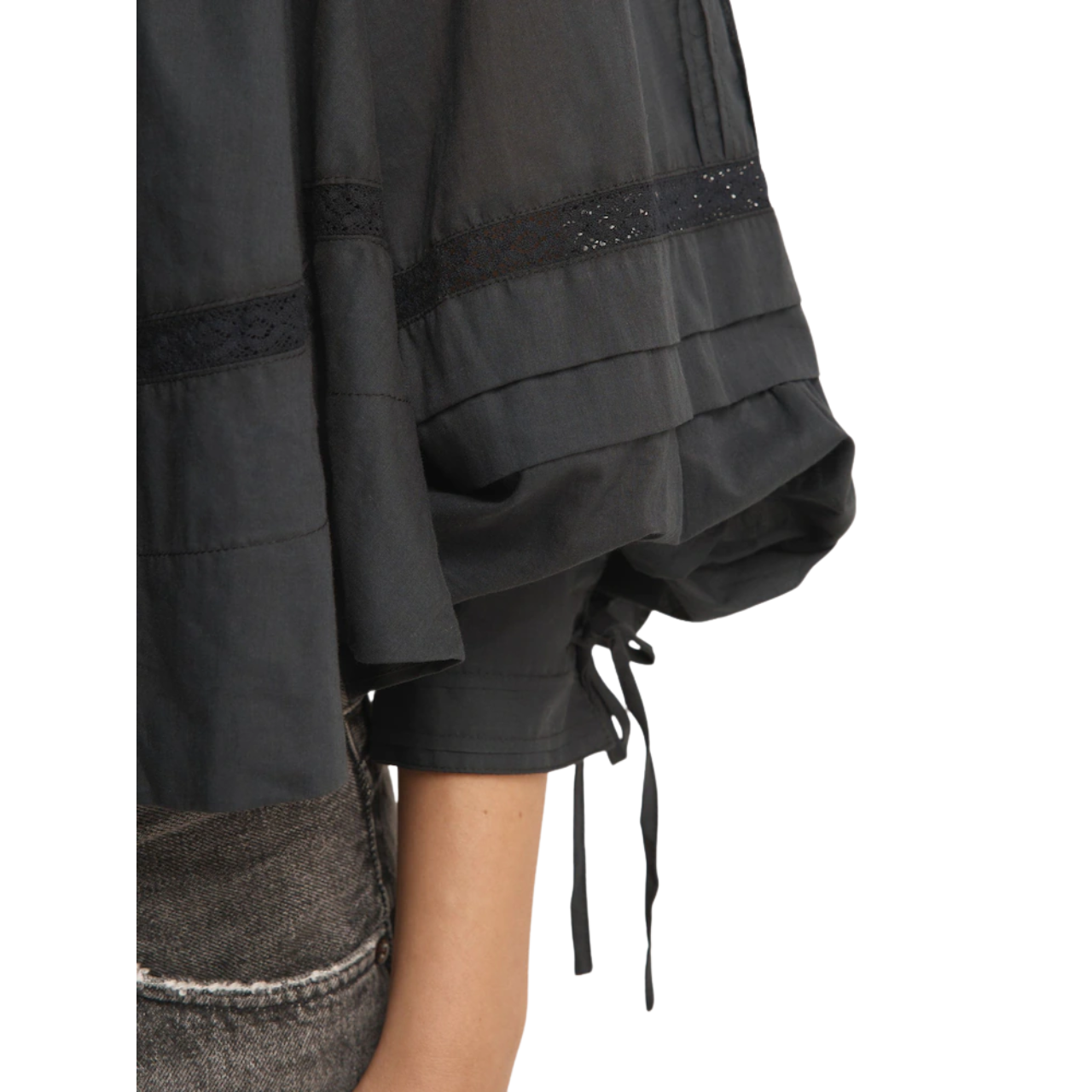 La Lune Blouse Black