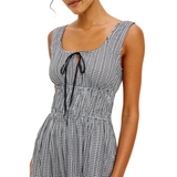 Jordi Black Gingham