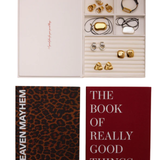Book Jewellery Box Textured Leopard
