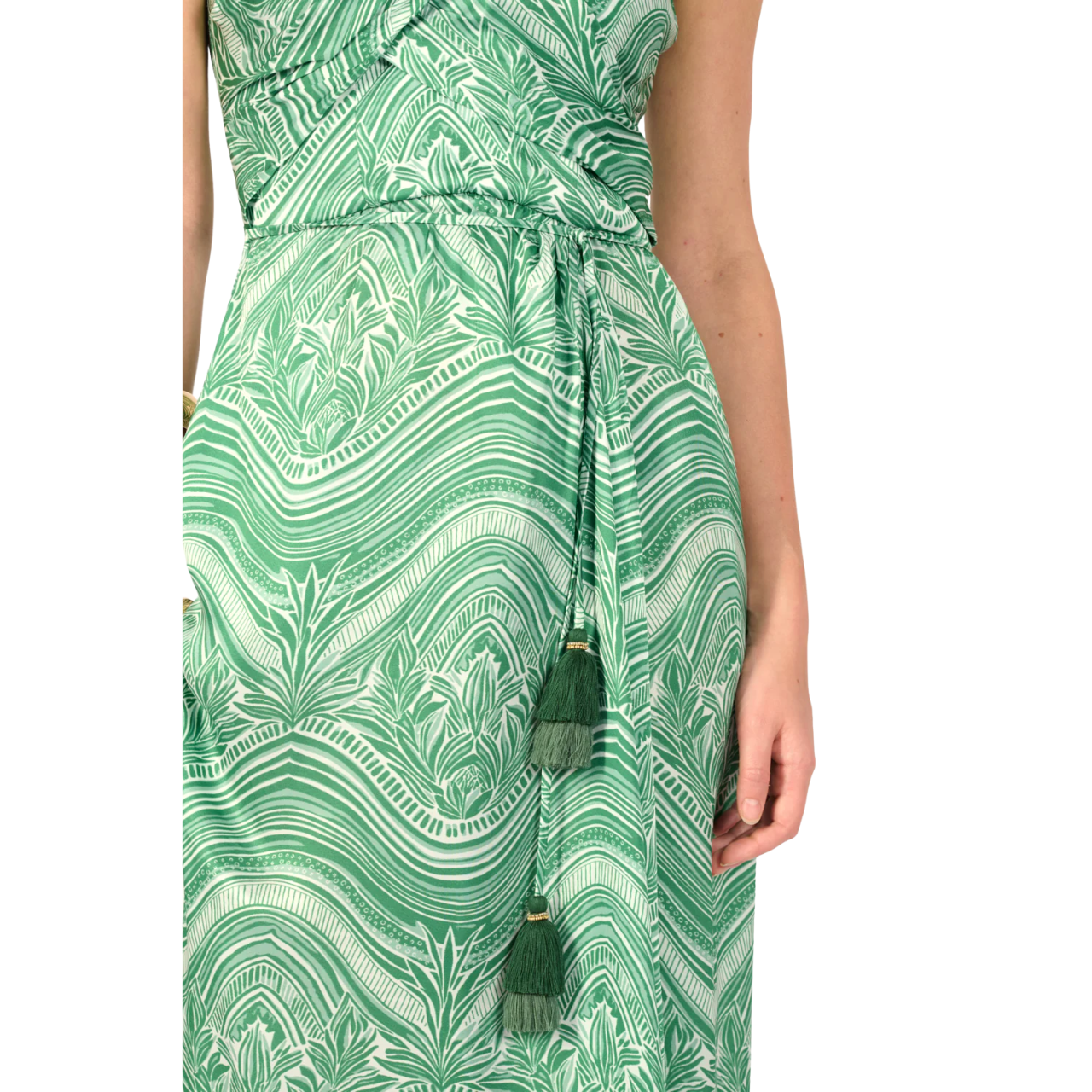 Collina Long Sage Dress