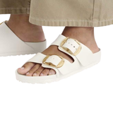 Arizona Big Buckle Sandals Eggshell
