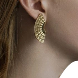 Pantheon Earrings Gold