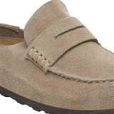 Naples Taupe Suede Wrapped Clogs