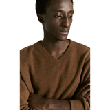 Raxon VNeck Men's Knit Chestnut