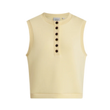 Marla Button Tank Anise Flower