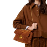 Puffy Grande Chain Bag Tobacco