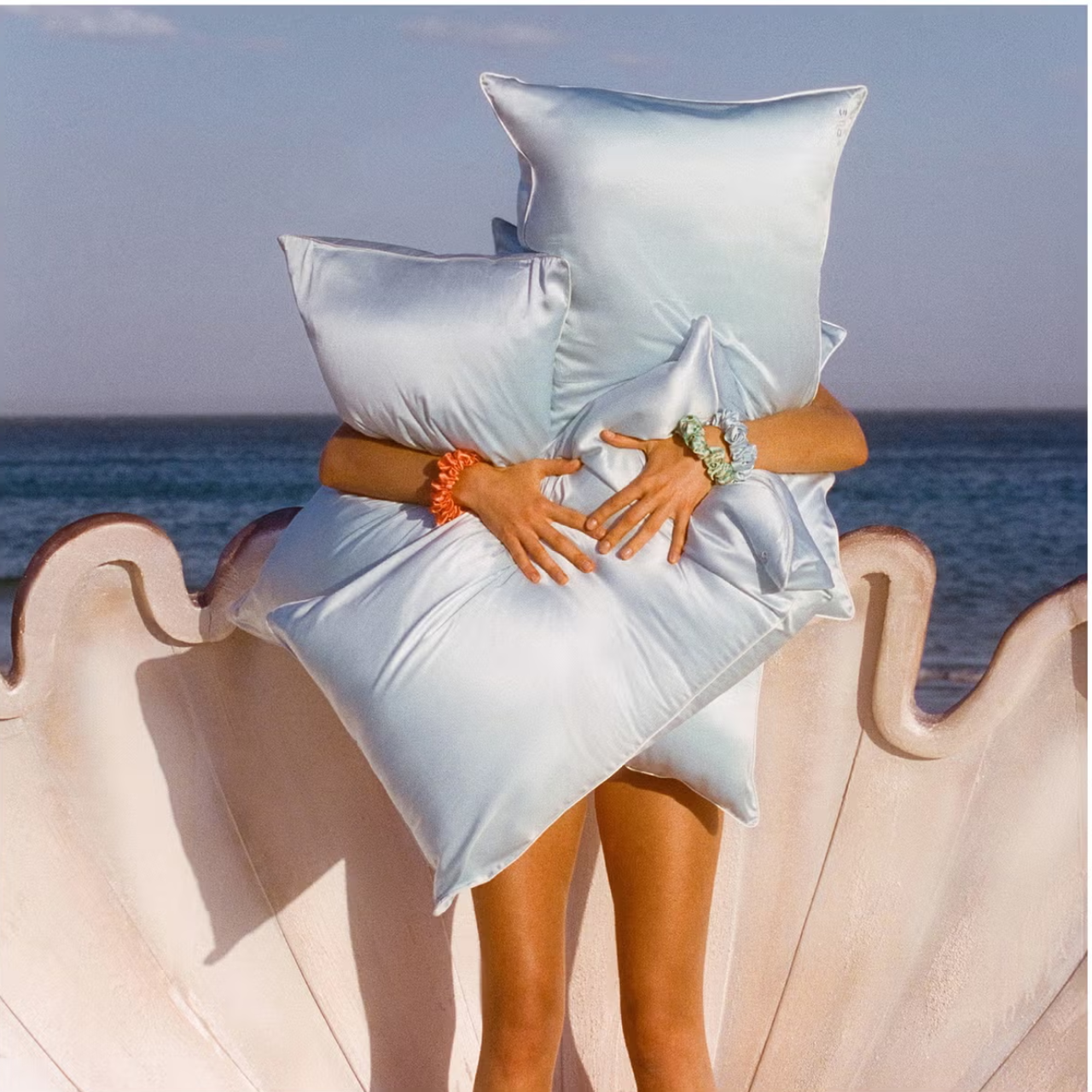 Queen Silk Pillowcase Seabreeze