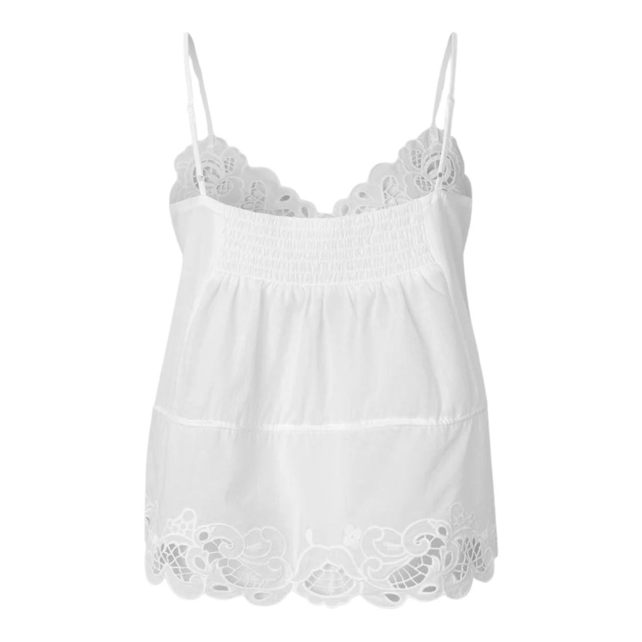 Shia Strap Top White