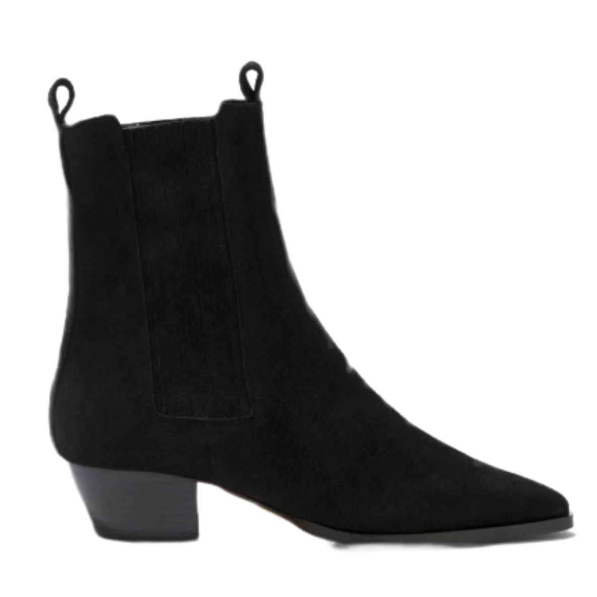 Agata Black Suede Boot