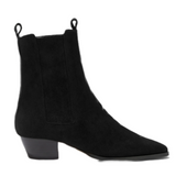 Agata Black Suede Boot