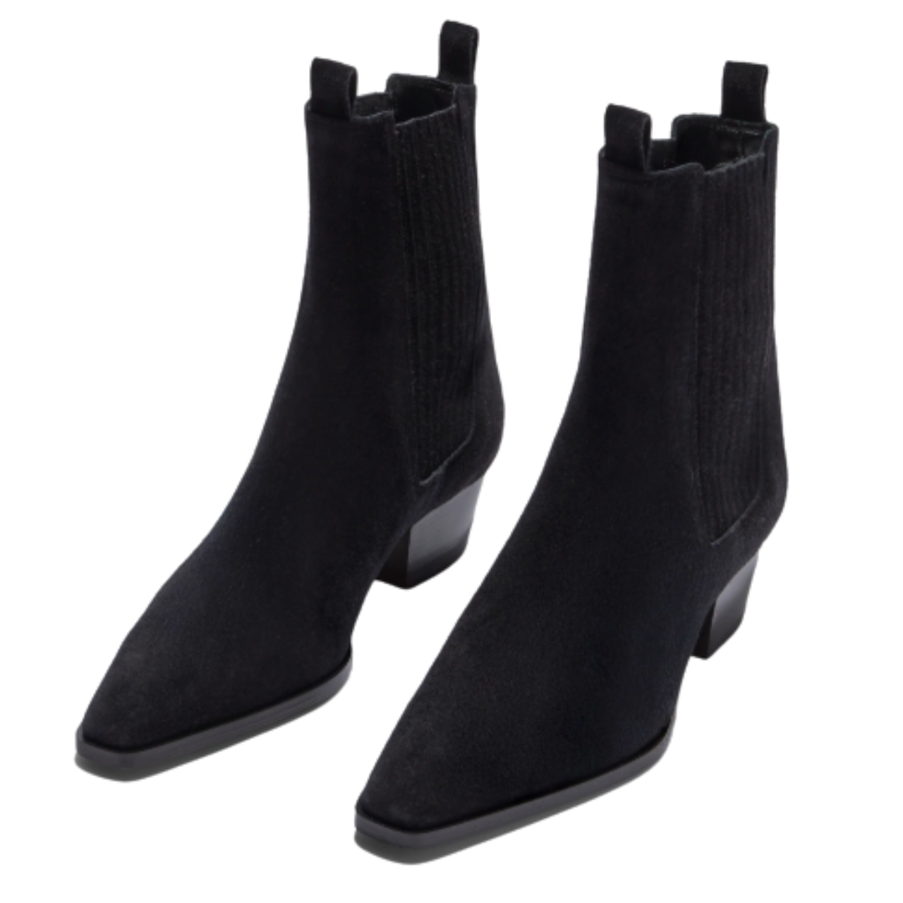 Agata Black Suede Boot