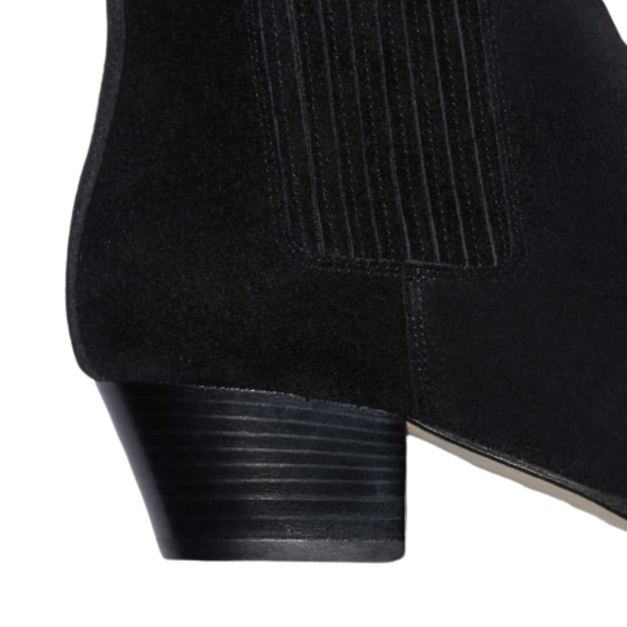 Agata Black Suede Boot