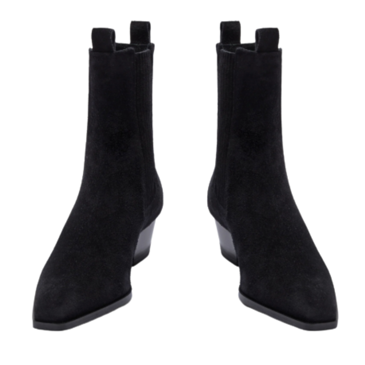 Agata Black Suede Boot