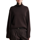 Alpha Knit T Neck Brown