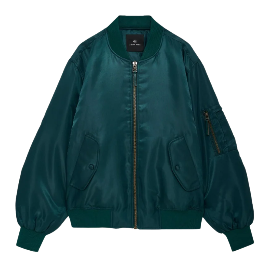 Leon Bomber Jacket Emerald