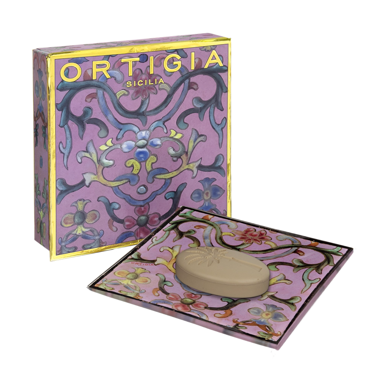 Aragona Decorative Glass Plate And Soap