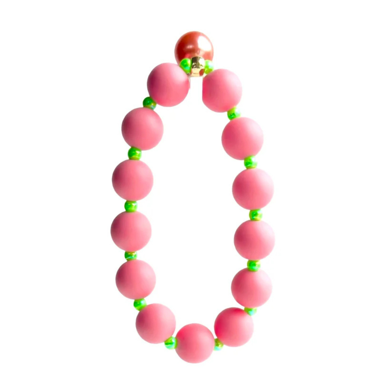 Beau Bracelet Pink and Neon Green