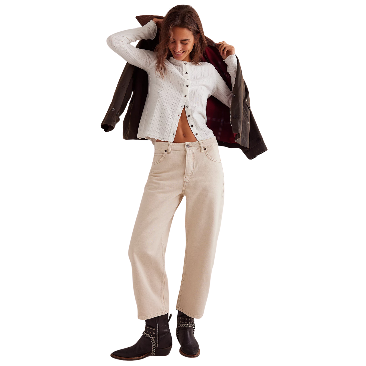 Deep Trance Casual Khaki Jeans