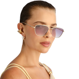 Diametric II Sunglasses Bright Gold Smoke