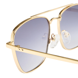Diametric II Sunglasses Bright Gold Smoke