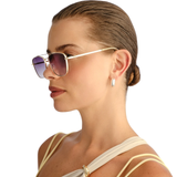 Diametric II Sunglasses Bright Gold Smoke