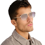 Diametric II Sunglasses Bright Gold Smoke