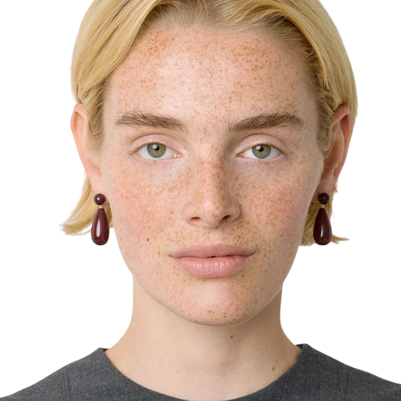 The Lola Earrings Silver Red