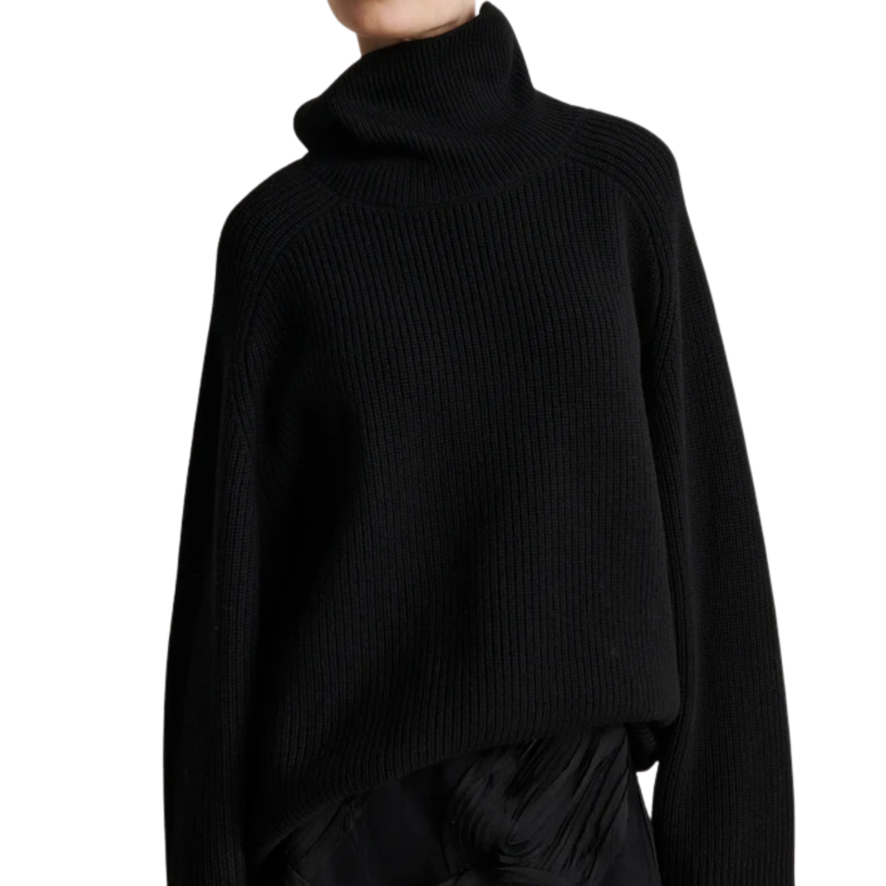 Ettas Knit T-Neck Black
