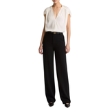 Gathered Cap SLV Blouse Off White