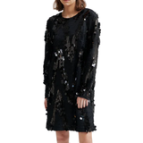 Glimmer Simple Dress Black