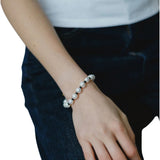 Contrast Pearl Bracelet
