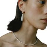 Quartz Drop Earrings
