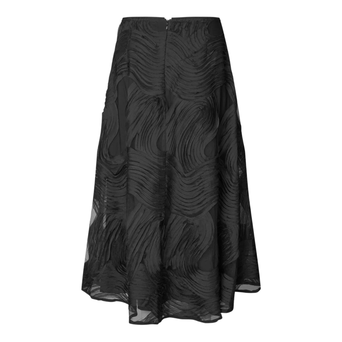 Soalie Black Mid-Length Skirt