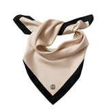 Border Scarf Sand&Black