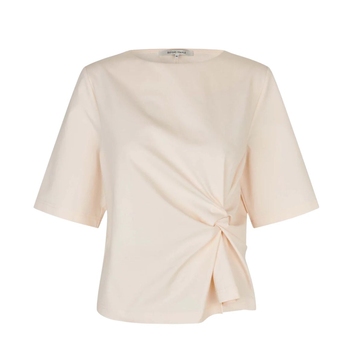 Arkai Drape Tee Eggnog