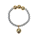 Betty Boo Silver and Gold Bracelet