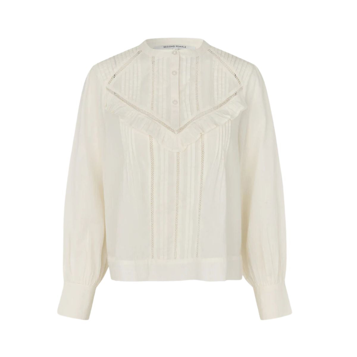 Maise LS Blouse Egret
