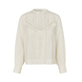 Maise LS Blouse Egret