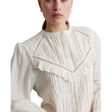 Maise LS Blouse Egret